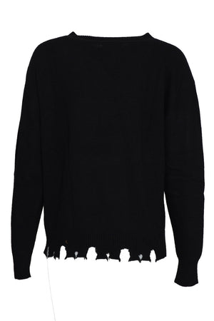 Vicolo Women's Sweater with Rhinestones on the Neck