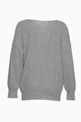 Vicolo Women's V-Neck Lace Sweater