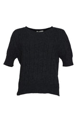 Vicolo Women's Knitted Sweater with Cable Knitting
