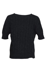 Vicolo Women's Knitted Sweater with Cable Knitting