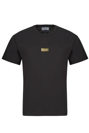 Versace Jeans Couture Men's T-Shirt with Gold Plaque