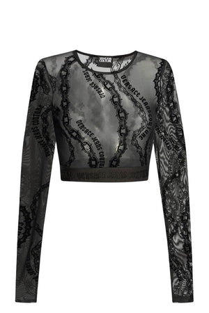 Versace Jeans Couture women's tulle top