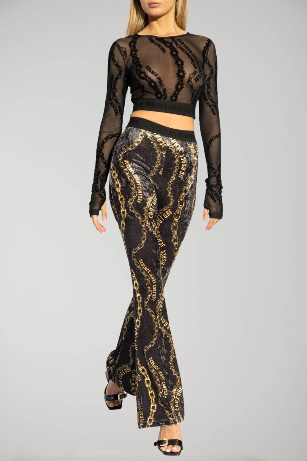 Versace Jeans Couture women's tulle top