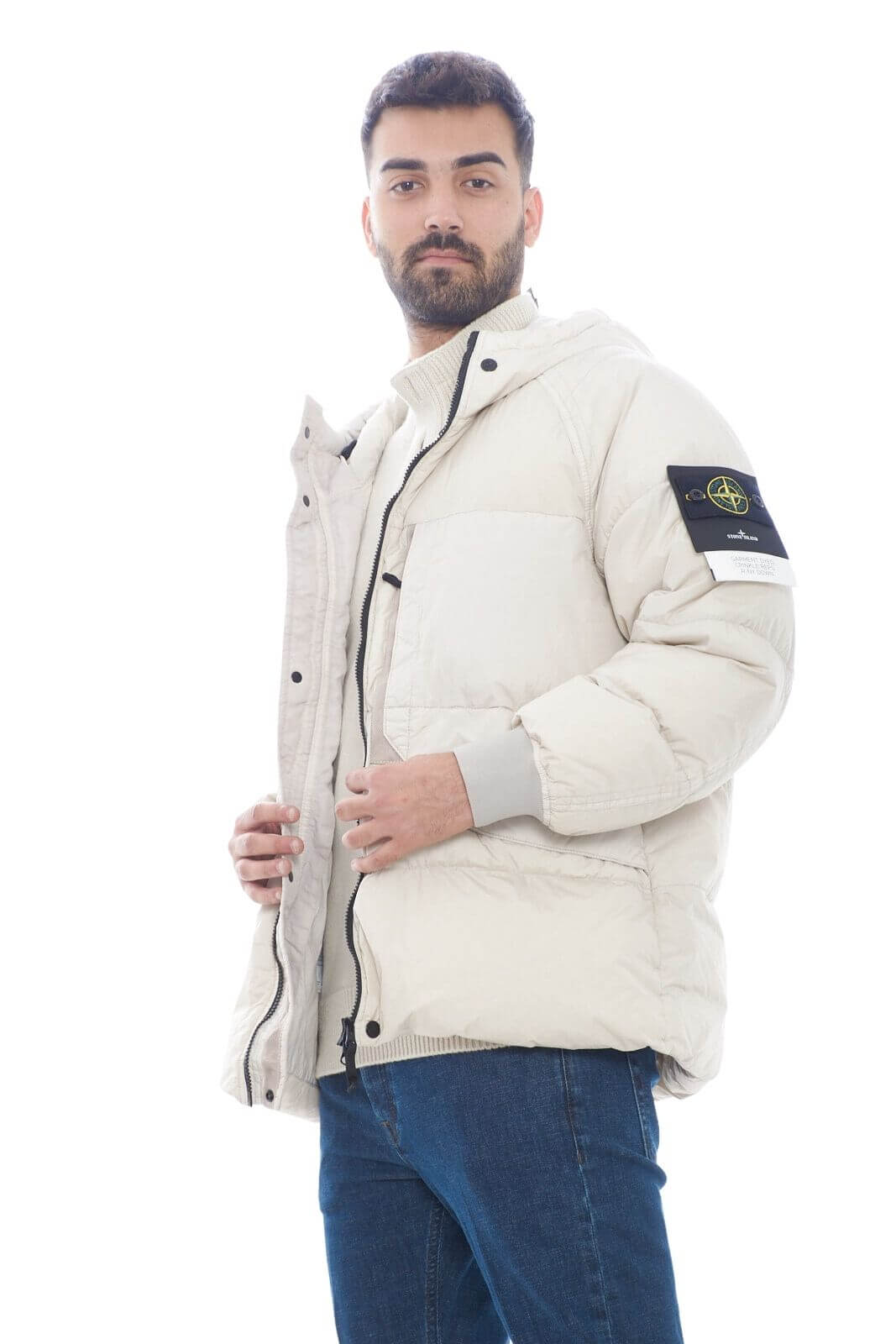 Stone Island piumino uomo GARMENT DYED CRINKLE REPS DOWN