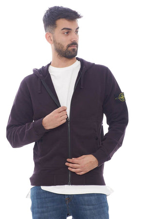 Stone Island felpa uomo con zip