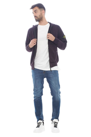 Stone Island felpa uomo con zip