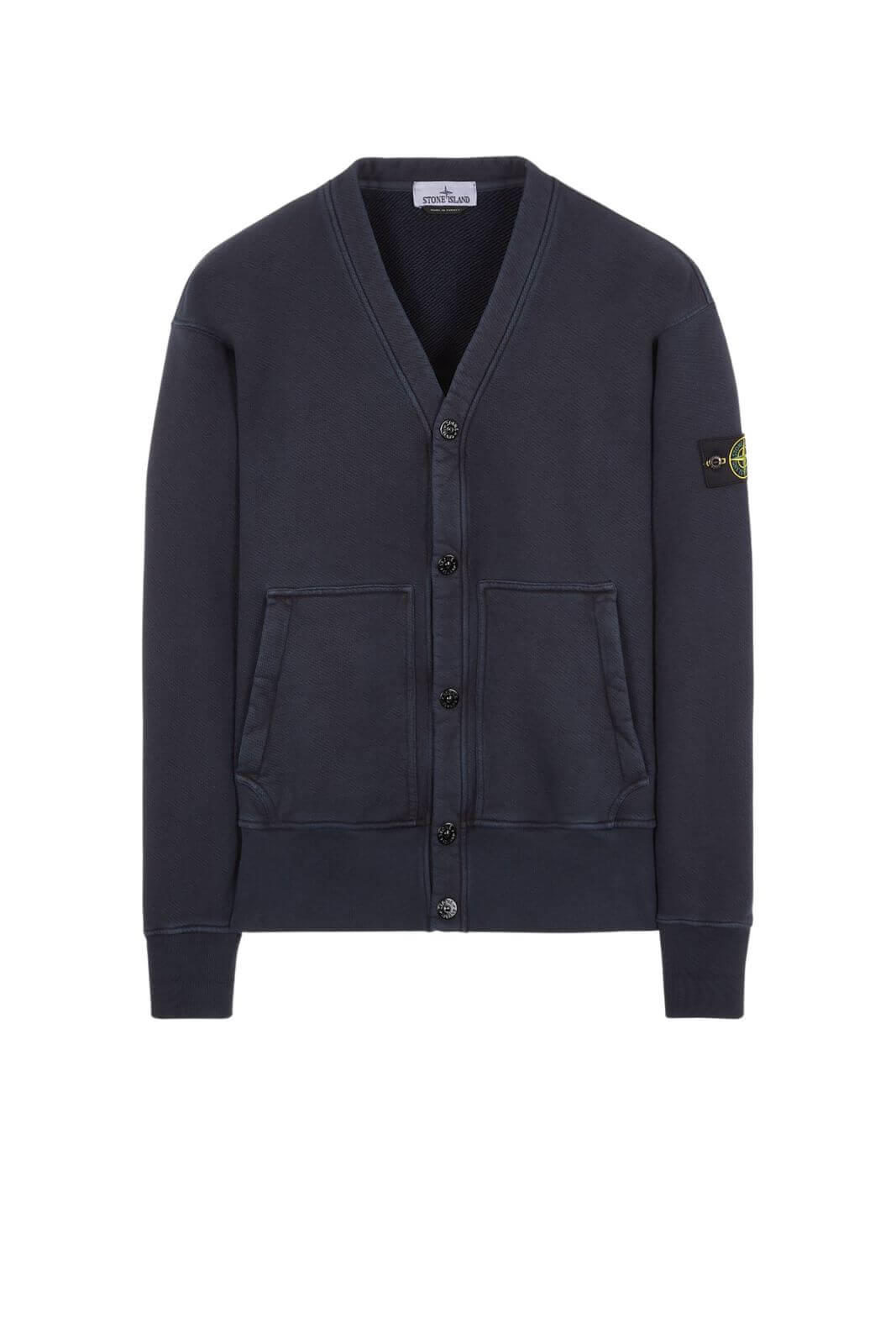 Stone Island felpa uomo modello cardigan