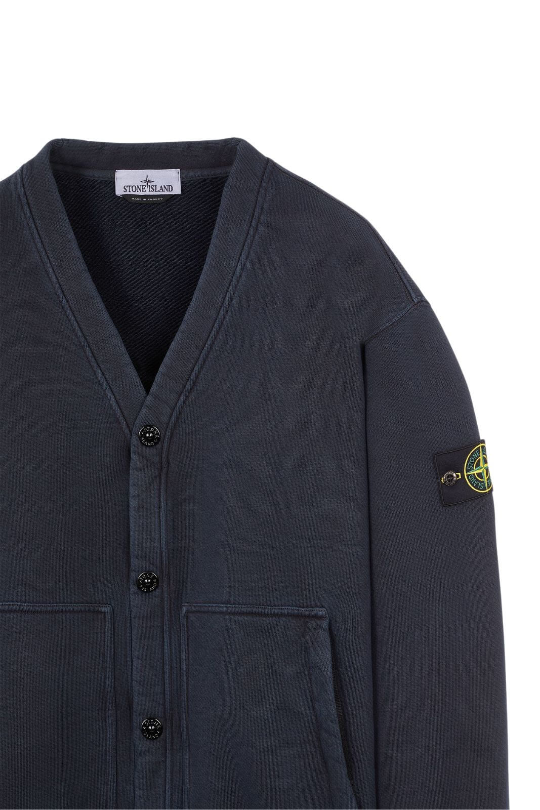 Stone Island felpa uomo modello cardigan