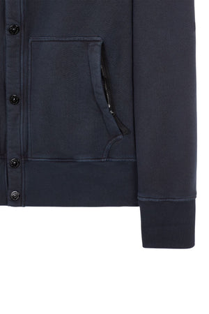 Stone Island felpa uomo modello cardigan