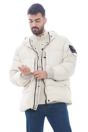 Stone Island piumino uomo GARMENT DYED CRINKLE REPS DOWN