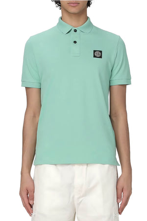 Stone Island polo uomo in cotone piquet