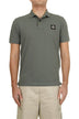 Polo de hombre Stone Island de piqué de algodón
