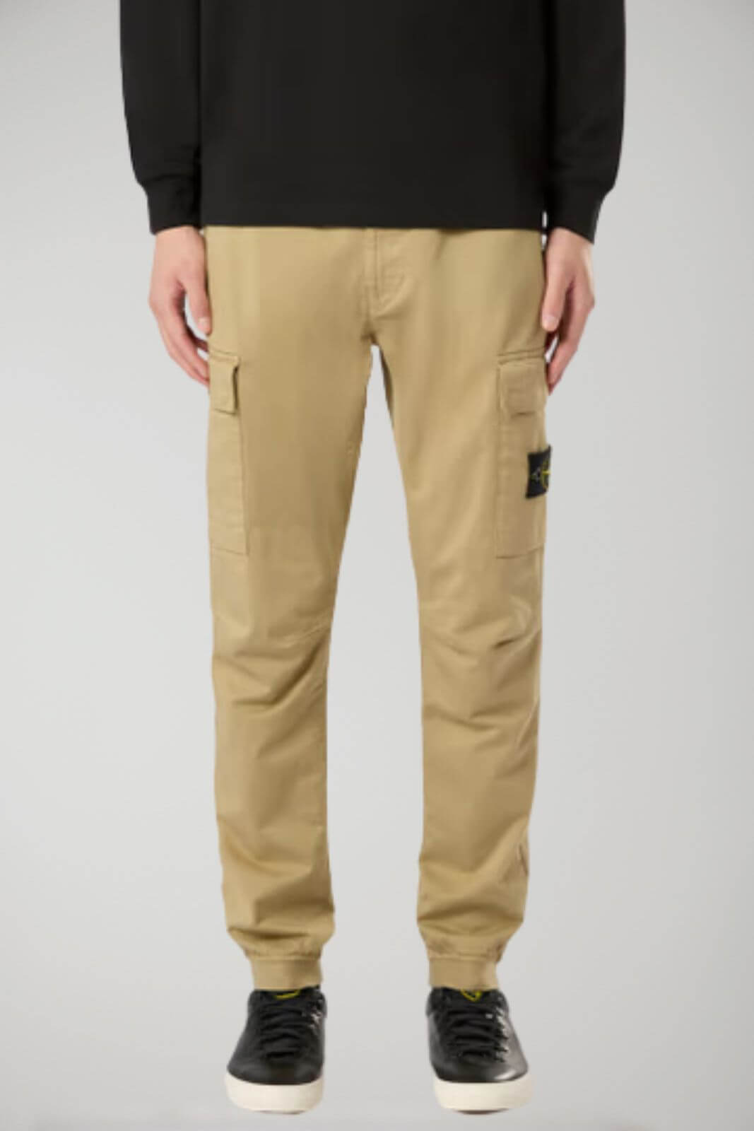 Stone Island men's trousers STRETCH COTTON WOOL SATIN