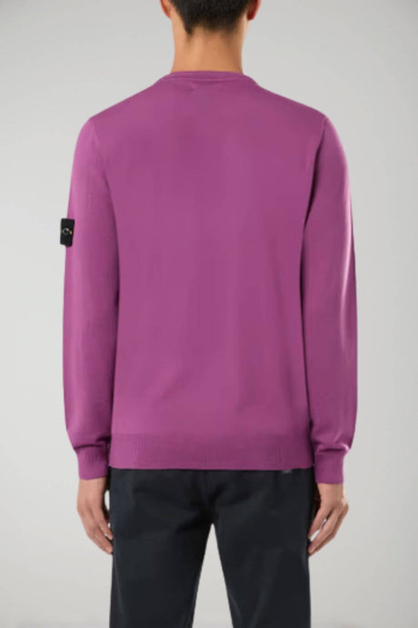 Suéter de hombre Stone Island LANA RWS PURA Y LIGERA