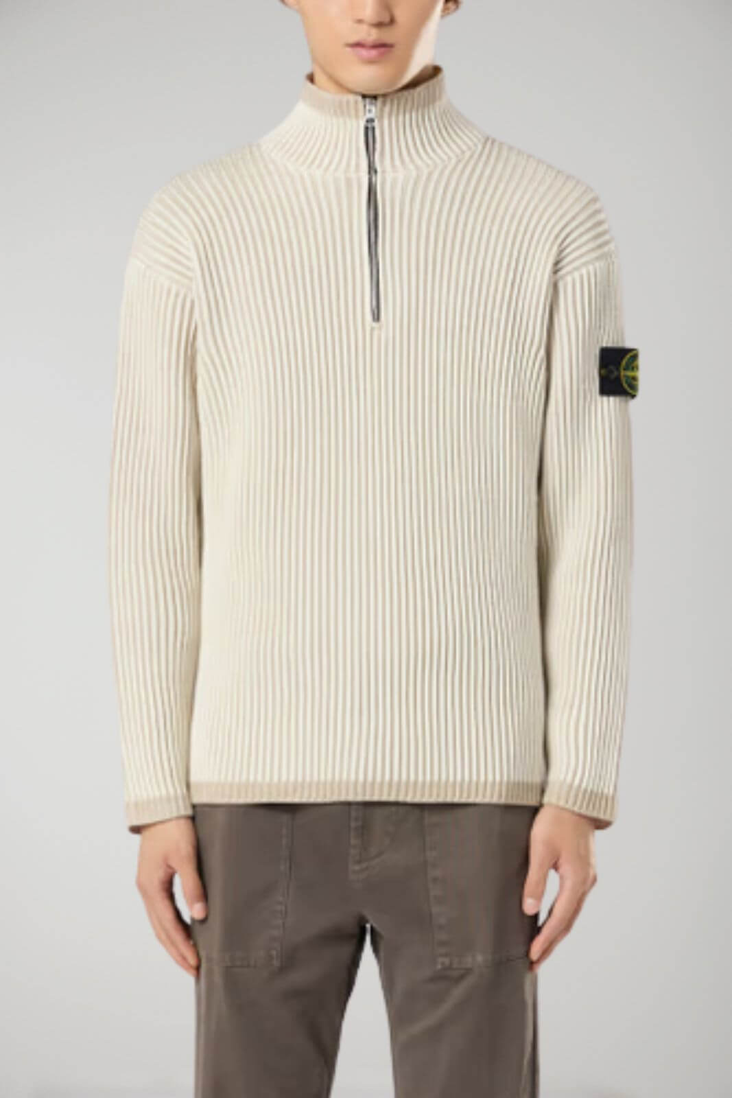 Stone Island maglia uomo VANISÉ FULL RIB RWS WOOL