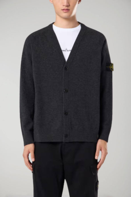 Cárdigan de hombre Stone Island LIGHT RWS GEELONG WOOL