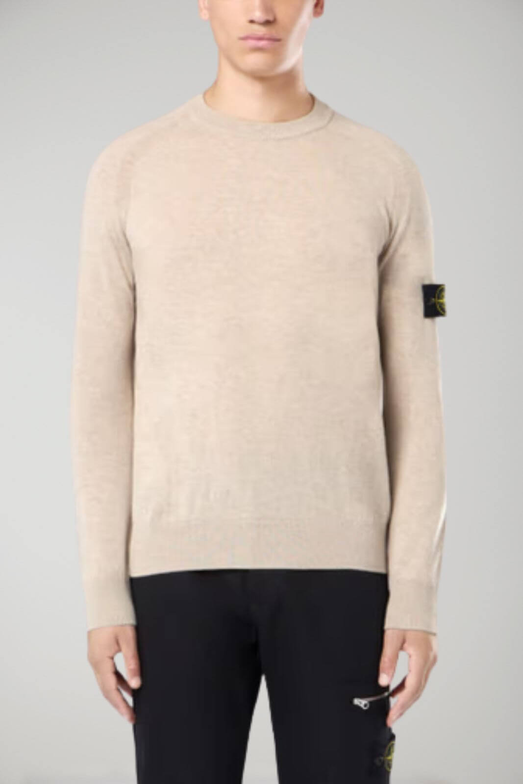 Stone Island maglia uomo LIGHT RWS GEELONG WOOL