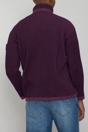 Stone Island men's English rib sweater