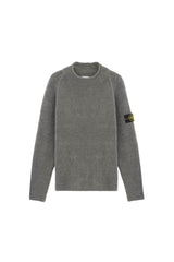 Suéter de algodón chenilla para hombre de Stone Island