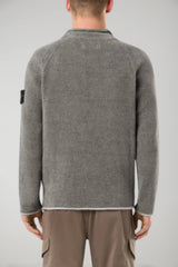 Suéter de algodón chenilla para hombre de Stone Island