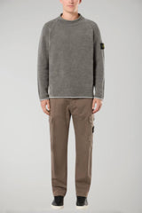 Suéter de algodón chenilla para hombre de Stone Island