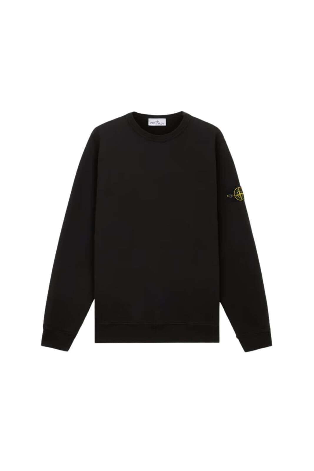 Stone Island felpa uomo BRUSHED ORGANIC COTTON FLEECE