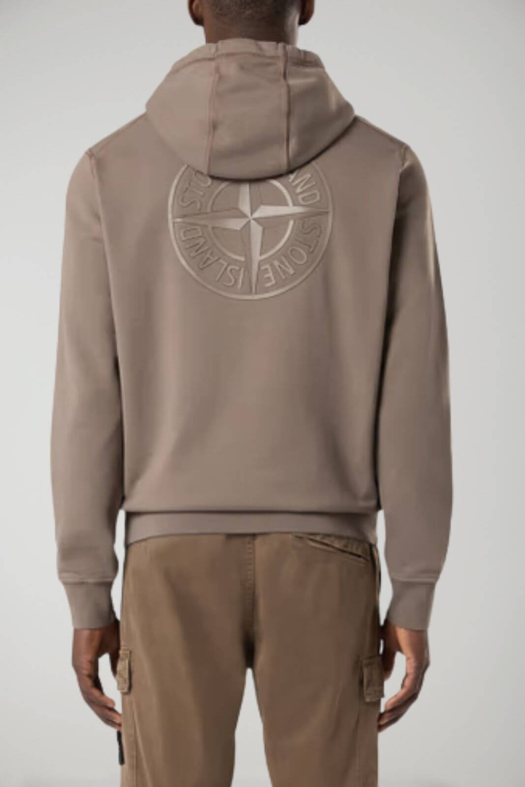 Stone Island felpa uomo COTTON FLEECE