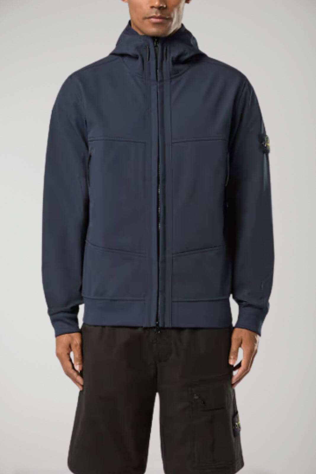 Stone Island giubbino uomo SOFT SHELL-R_e.dye® TECHNOLOGY IN RECYCLED POLYESTER