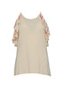 Aldo Martins Top Donna smanicato con rouches