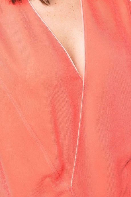 Forte Forte Women's Blouse in cupro with crossover detail