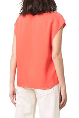 Forte Forte Blusa Donna in cupro con dettaglio ad incrocio
