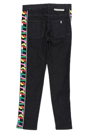 Vaqueros Stella McCartney para niña con rayas laterales