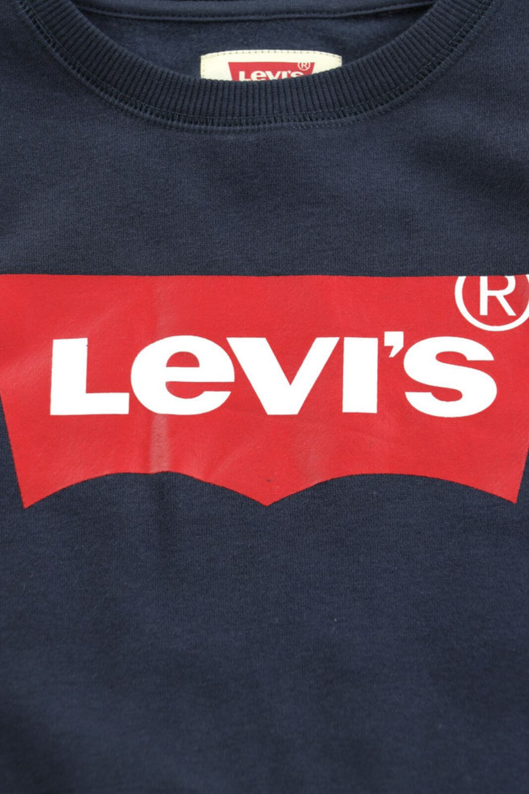 Sudadera infantil Levi's con estampado en el pecho