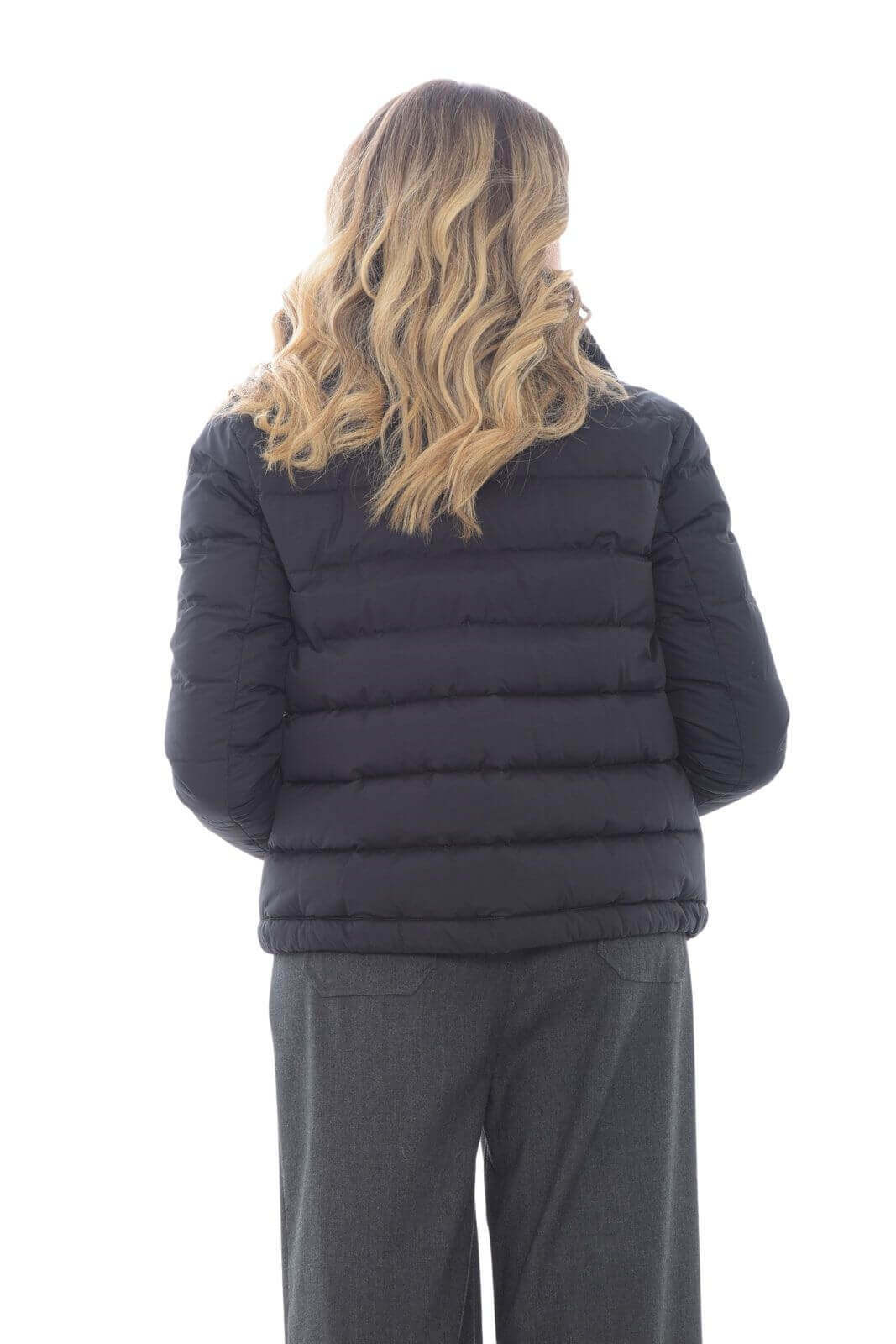 Aspesi Giubbotto Donna con collo in maglia