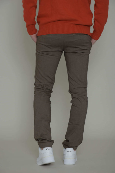 Entre Amis pantaloni uomo in microlavorazione