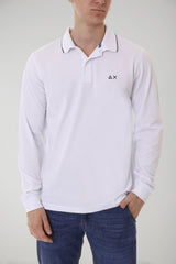 Sun68 Men's Long Sleeve Polo Shirt