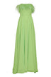 Allure Evening Abito Donna con ecopiume