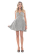 Elisabetta Franchi Women's Dress in Lurex Tweed with Chain
