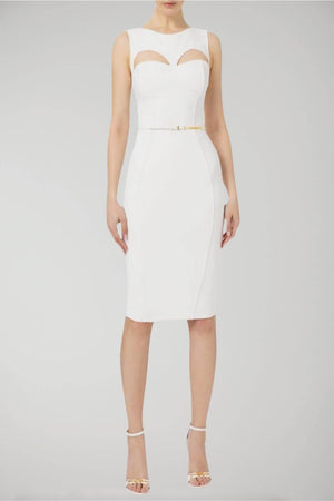 Elisabetta Franchi abito donna tubino con cintura