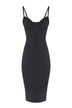 Elisabetta Franchi women's crepe dress with satin bows
