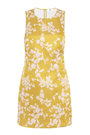 Elisabetta Franchi women's dress in printed duchesse and tulle
