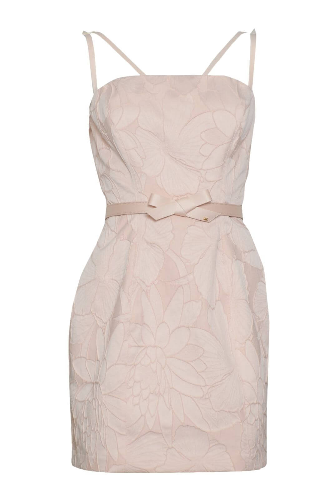 Elisabetta Franchi women's jacquard dress with belt