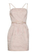 Elisabetta Franchi women's jacquard dress with belt
