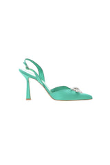 Aldo Castagna Scarpa Donna con tacco e fiocco in strass