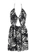Imperial Women's Dress in Floral Pattern