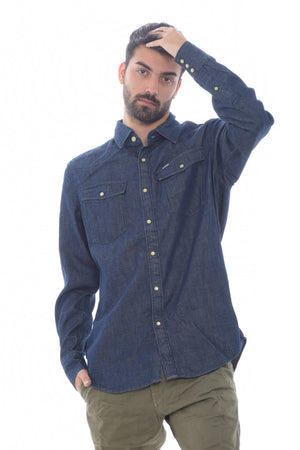 G Star Men's Slim Fit Denim Shirt