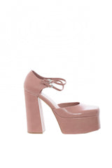 Jeffrey Campbell Chunky Platform Women LEILA BLUSH PATENT