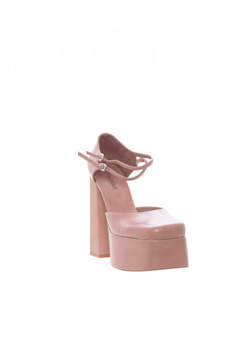 Jeffrey Campbell Chunky Platform Women LEILA BLUSH PATENT