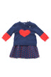 Conjunto bebé niña Byblos con vestido y jersey a juego