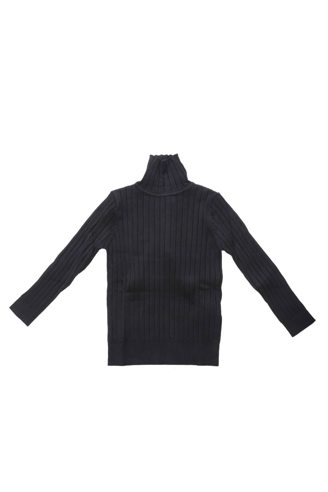 Gaialuna Jersey de cuello alto de canalé para niña